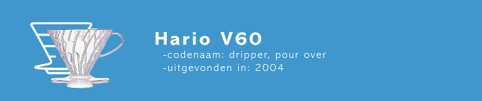 De Hario V60 Dripper