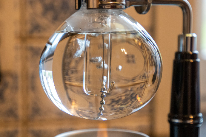 Syphon kokend water