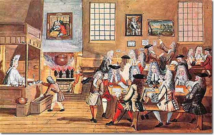 Koffie in de 17e eeuw (schilderij)