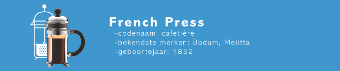 French press / cafetière