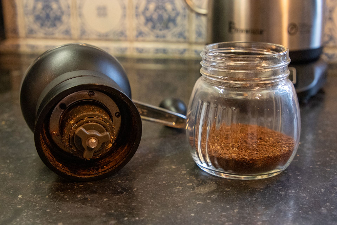 French Press grof gemalen koffiebonen