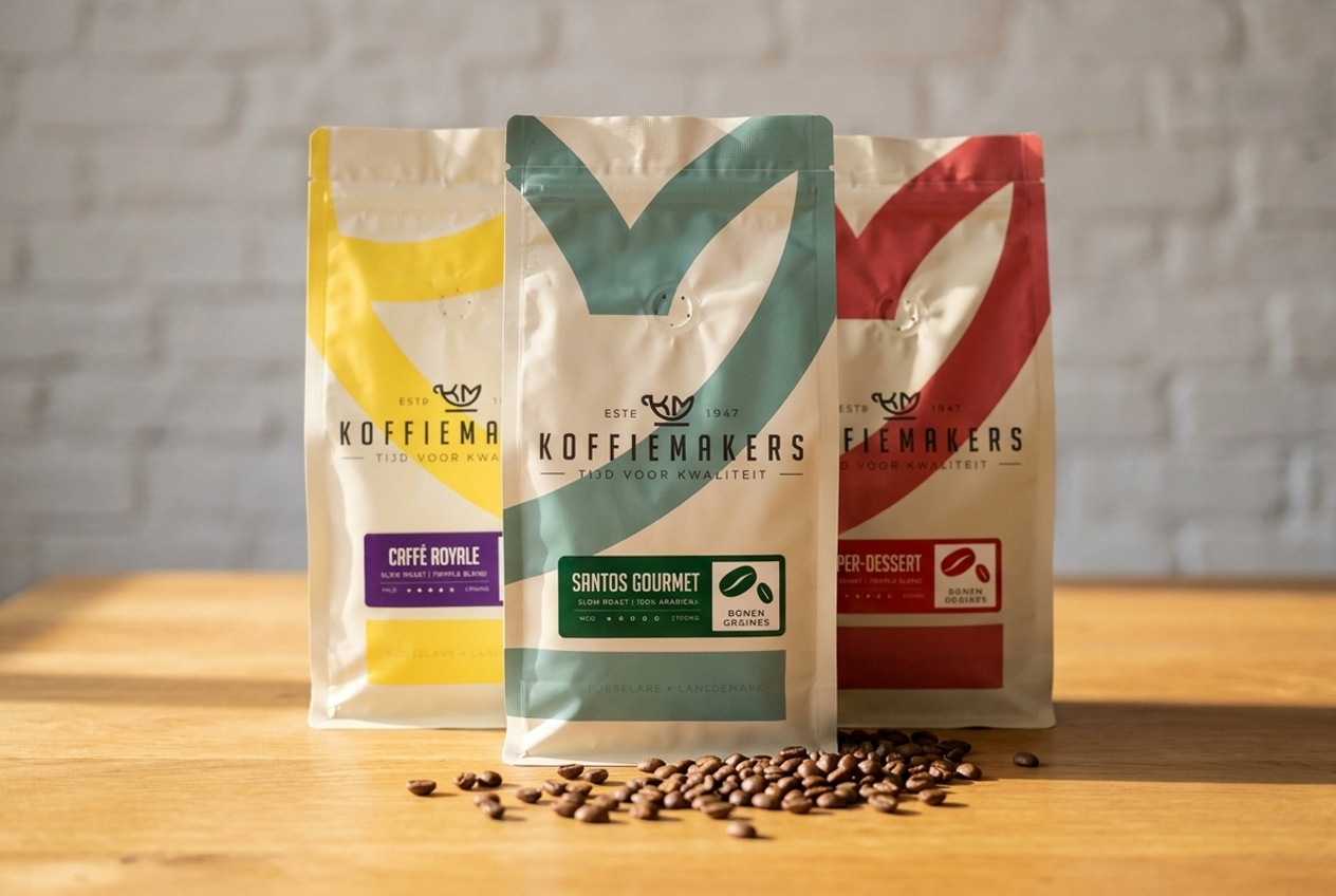 De koffieblends van Koffiemakers in bonen