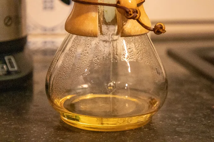 Chemex met natte filter Chemex met natte filter