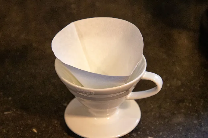 Hario V60 met droge filter Hario V60 met droge filter