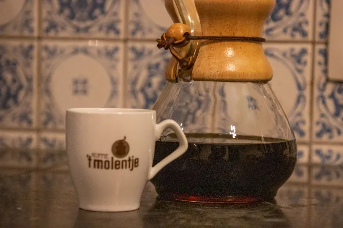 Genieten van Chemex koffie Genieten van Chemex koffie