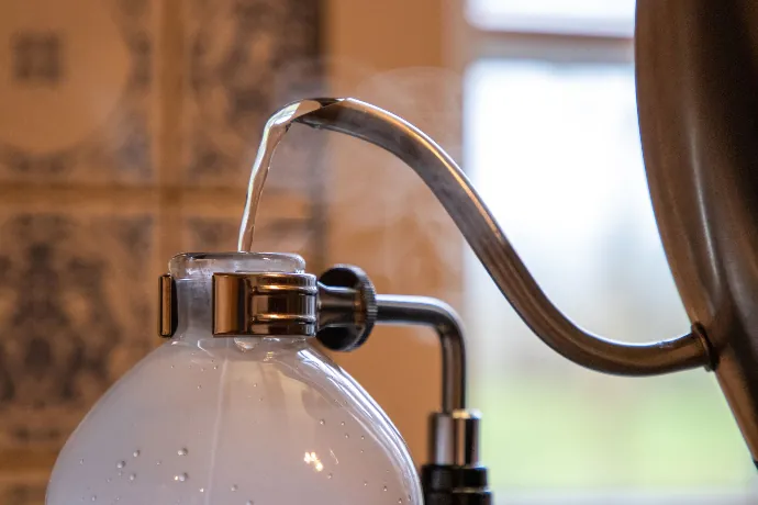 Syphon koffie coole rook Syphon koffie coole rook