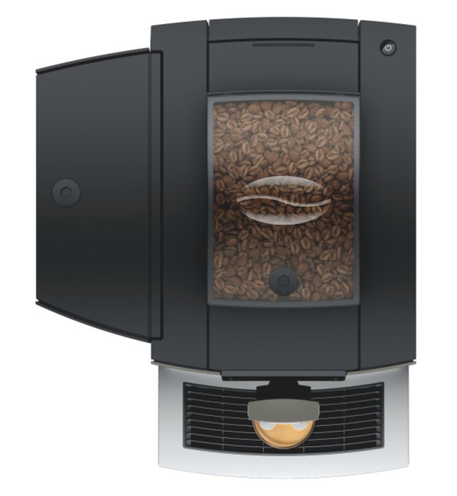 Jura X4c Dark inox(EA) bovenaanzicht