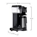 Moccamaster KBGT - Black - Afmetingen