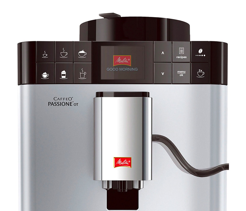 Melitta Passione OT Zilver Menu