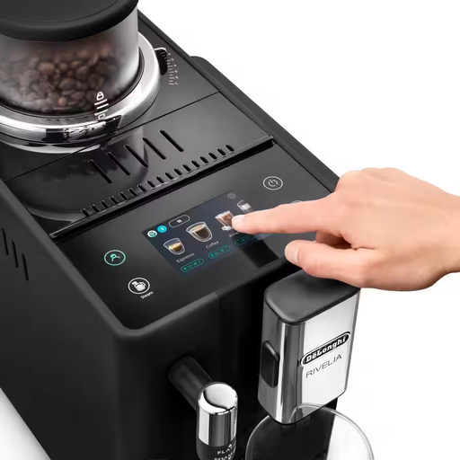 Delonghi Rivelia Onyx Black Bediening met Touchscreen