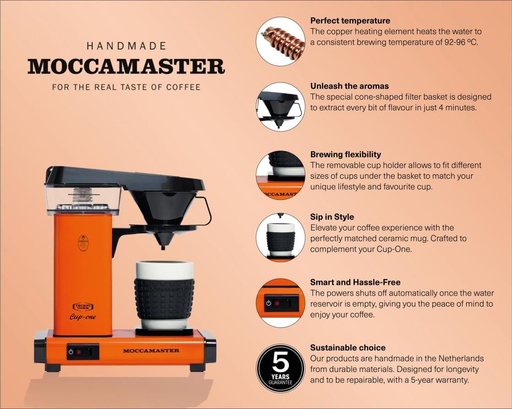Moccamaster Cup-One (Orange) Samenvatting