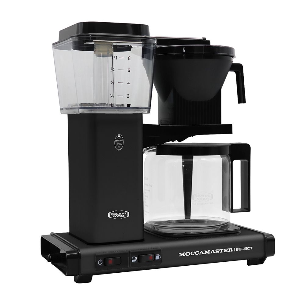 Moccamaster KBG Select - Mat zwart - Zijkant Links