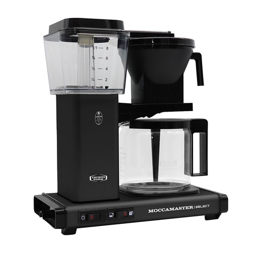 Moccamaster KBG Select - Mat zwart - Zijkant Links