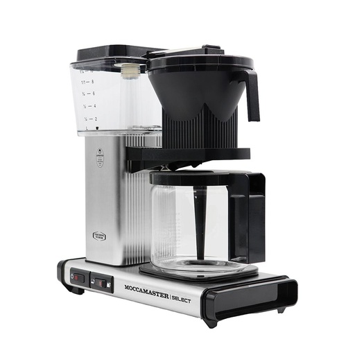 Moccamaster KBG Select - Brushed Aluminium - Links