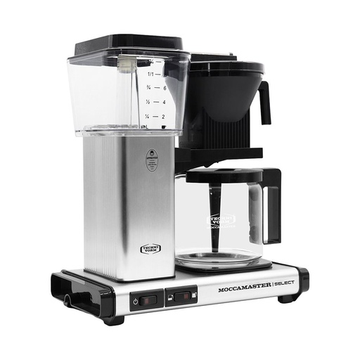 Moccamaster KBG Select - Brushed Aluminium - Rechts