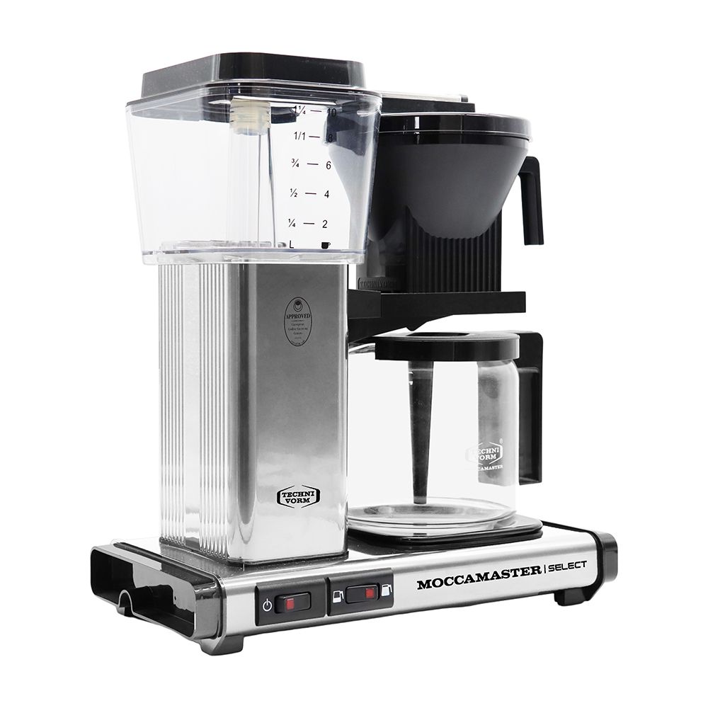 Moccamaster KBG Select - Polished Silver - Rechts