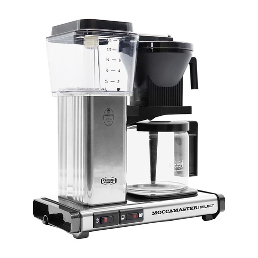 Moccamaster KBG Select - Polished Silver - Rechts