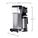 Moccamaster KBGT - Polished Silver - Afmetingen