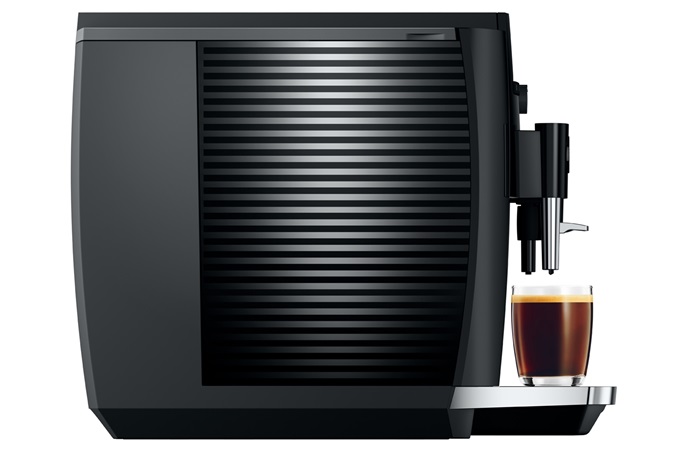Jura E4 Piano Black Linkerkant