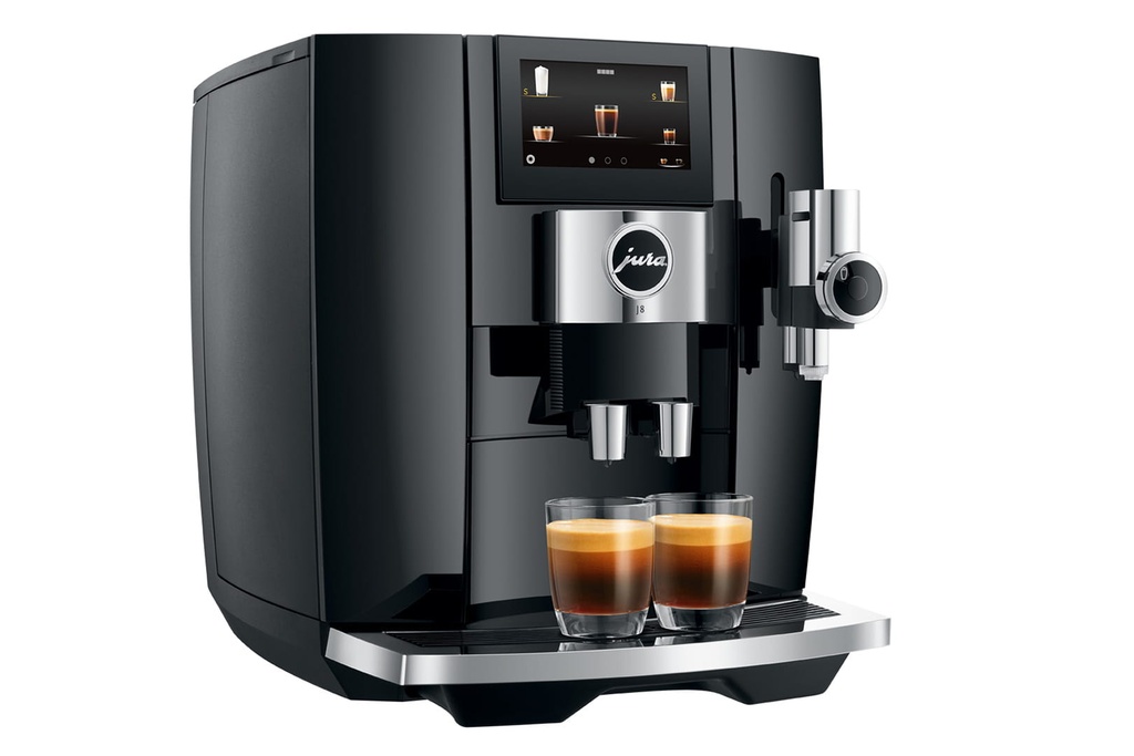 Jura J8 Piano Black Voorkant