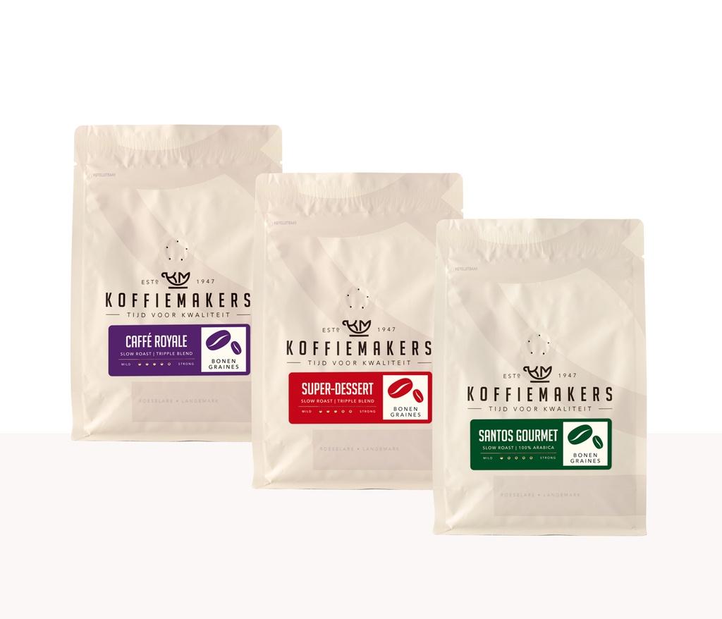 Proefpakket 3 x 250g bonen (Klassiek)