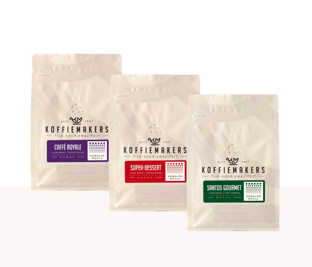 Proefpakket 3 x 250g gemalen