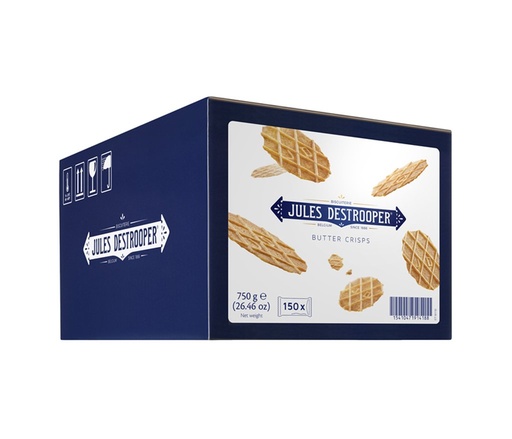 [JDS-BOTERW-150ST] JDS Natuurboterwafels 150st