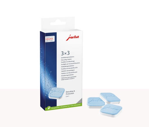 [JURA-ONTKALK-TAB-3X3] Jura Ontkalkingstabletten 3x3