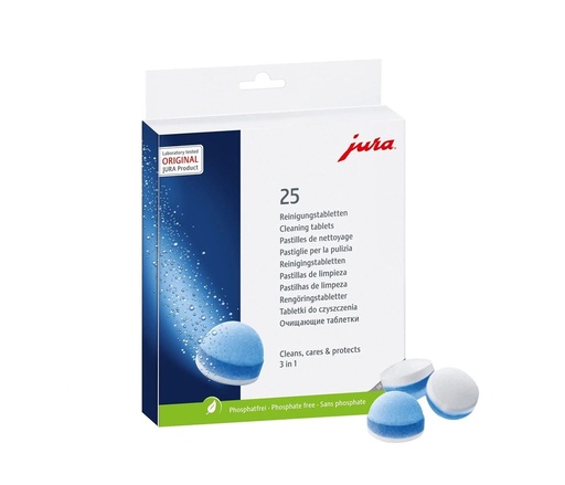 [JURA-CLEAN-TAB-25] Jura Reinigingstabletten 25st